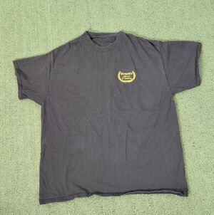 VINTAGE Georgetti's Market & Catering Embroidered Logo Promo Black T Shirt Sz M/